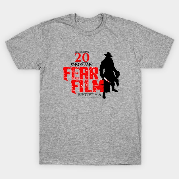 FEAR FILM Studios Anniversary Logo T-Shirt by FearFilmStudios